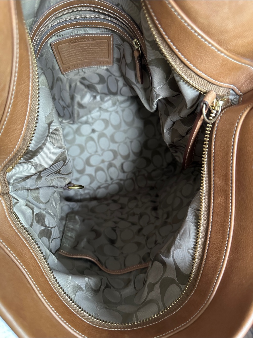 Vintage 2002 Coach Legacy Duffle Bucket Sac (9183) - Picture 14 of 16